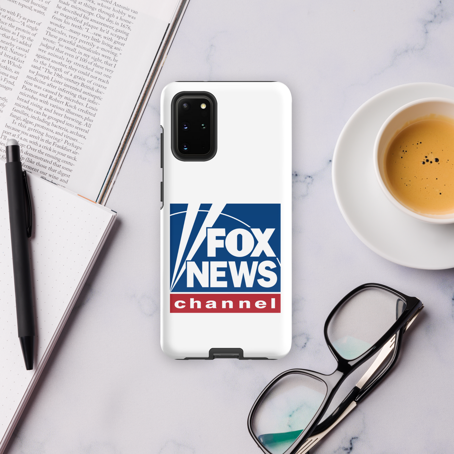 Fox News Logo White Tough Phone Case - Samsung