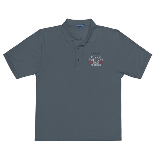 FOX News Proud American Dad Embroidered Polo Shirt