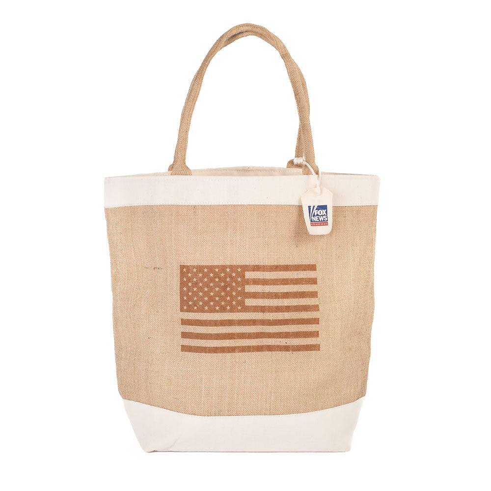 FOX News Jute Tote Bag