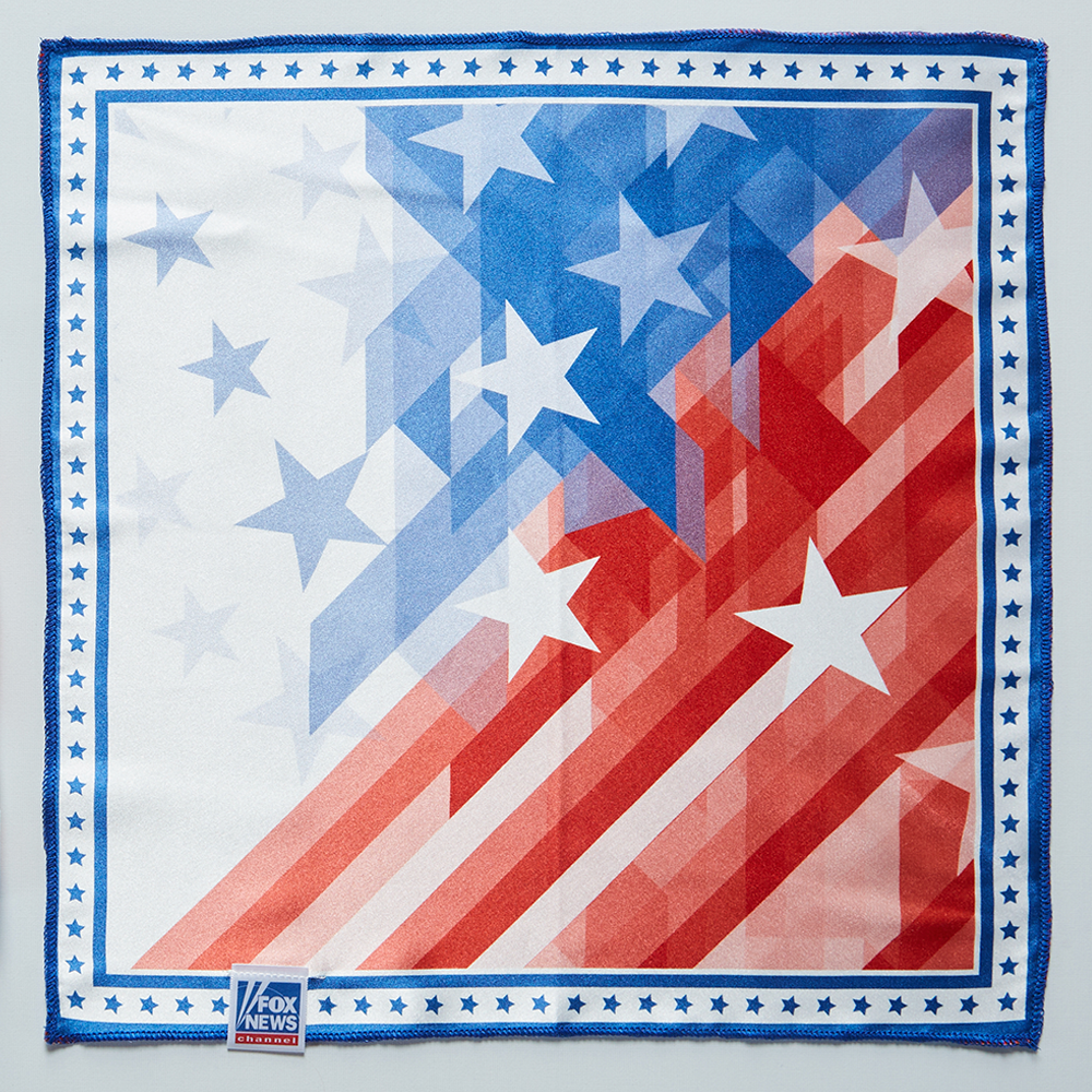 FOX News American Flag Pocket Square