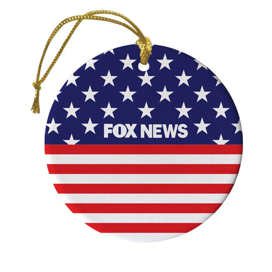 FOX News Flag Personalized Ornament