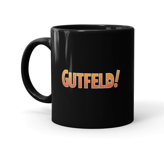 Gutfeld! Logo Personalized Black Mug - 11oz