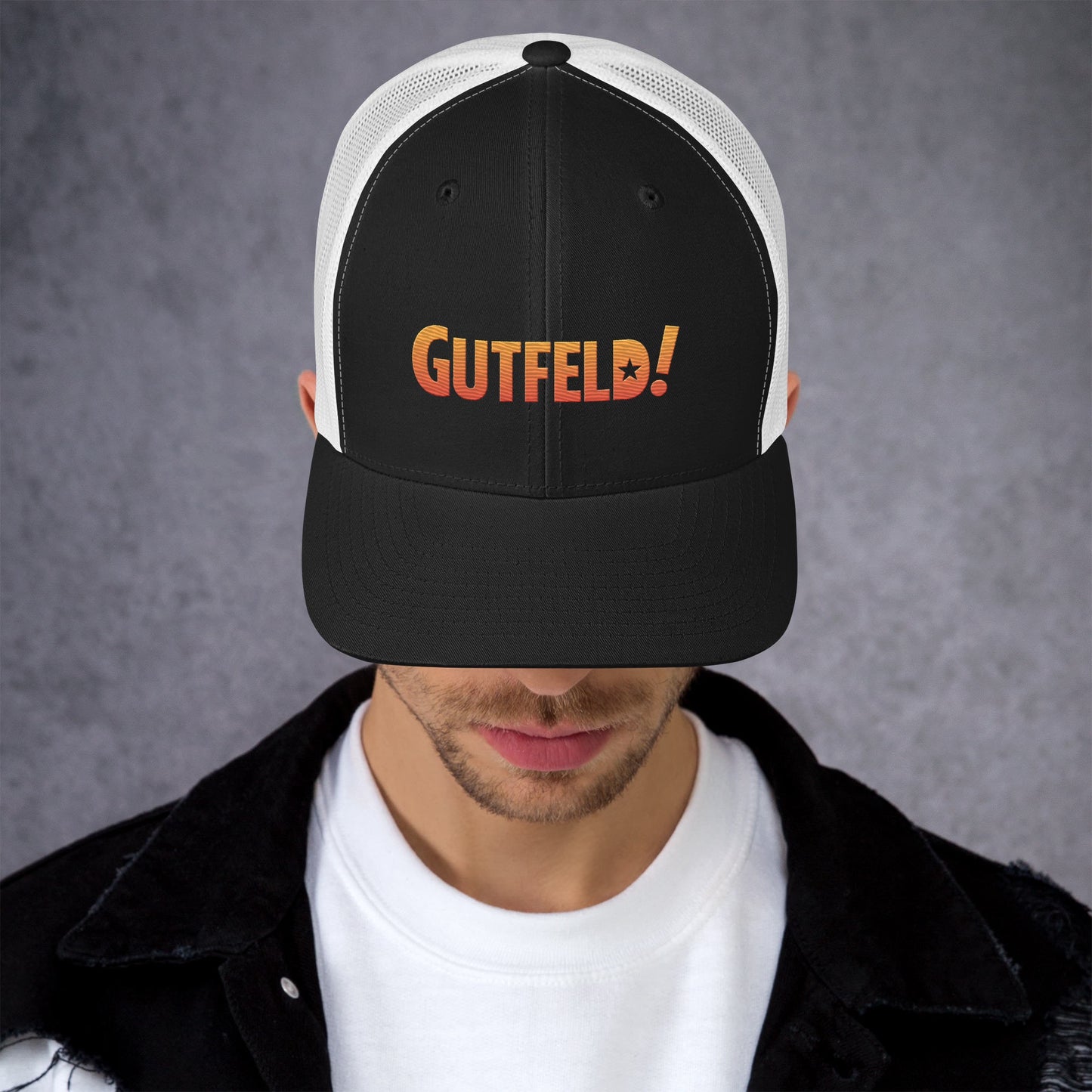 Gutfeld! Logo Embroidered Retro Trucker Hat