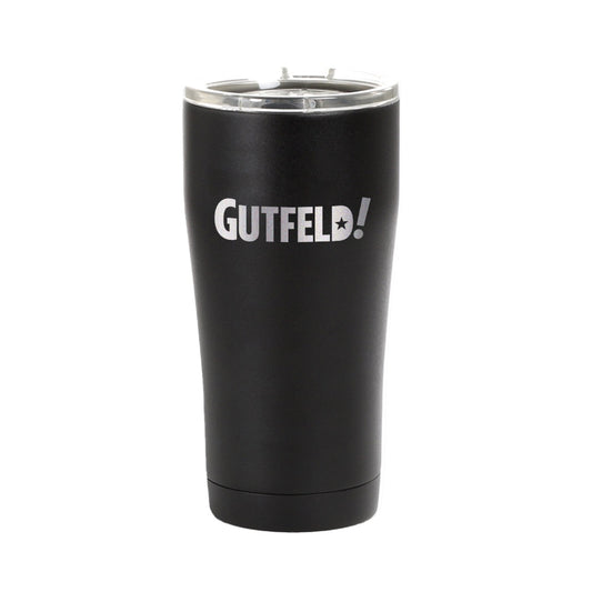 Gutfeld! Logo Black Tumbler