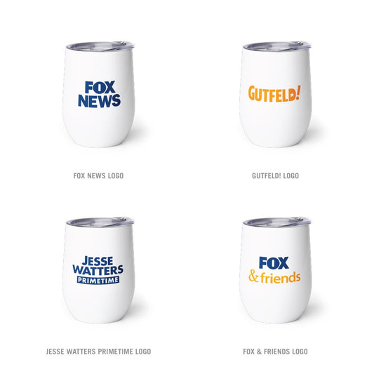 FOX News Heart Customized Wine Tumbler