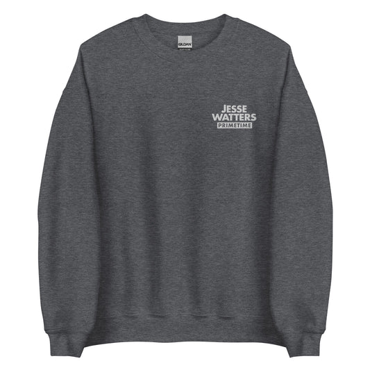 Jesse Watters Primetime Logo Embroidered Crewneck