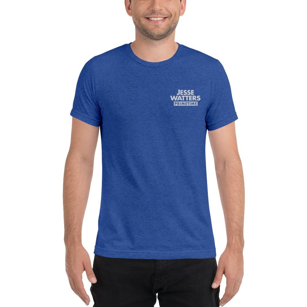 Jesse Watters Embroidered Tri-Blend T-Shirt