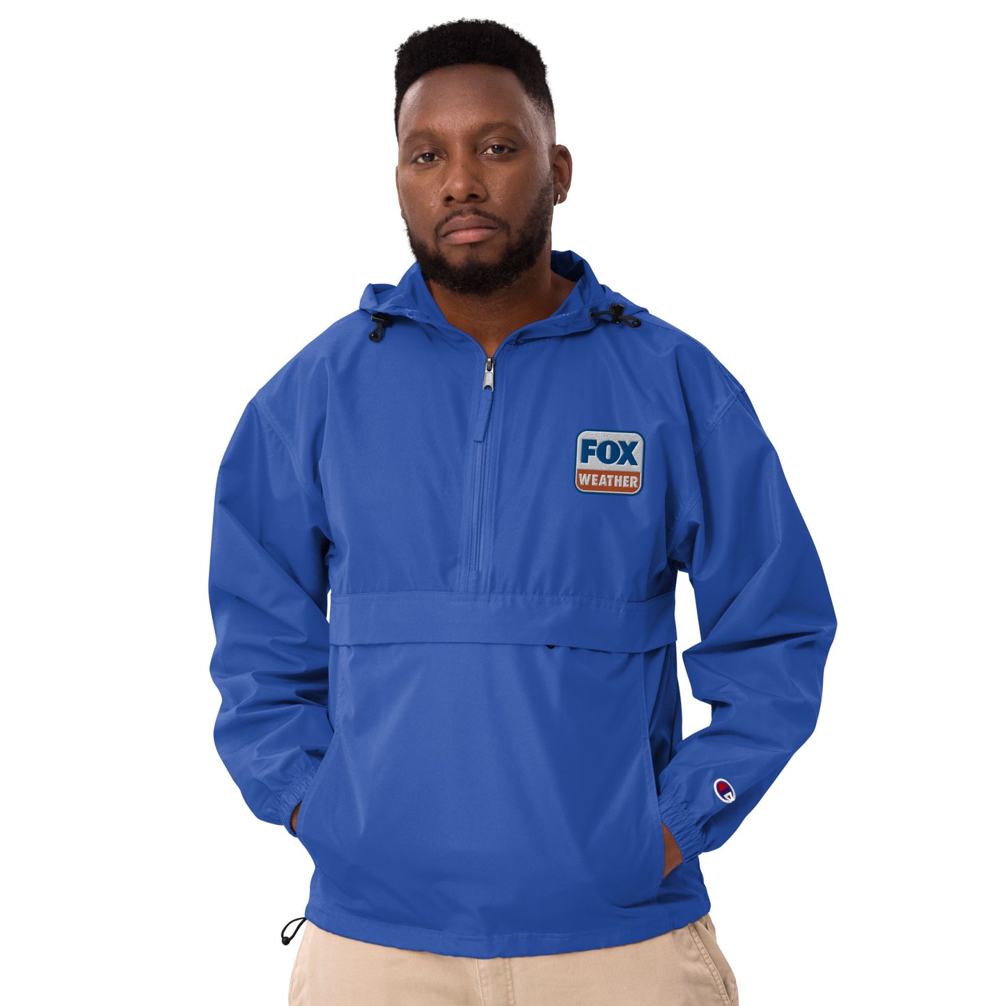 FOX Weather Embroidered Logo Champion Packable Jacket