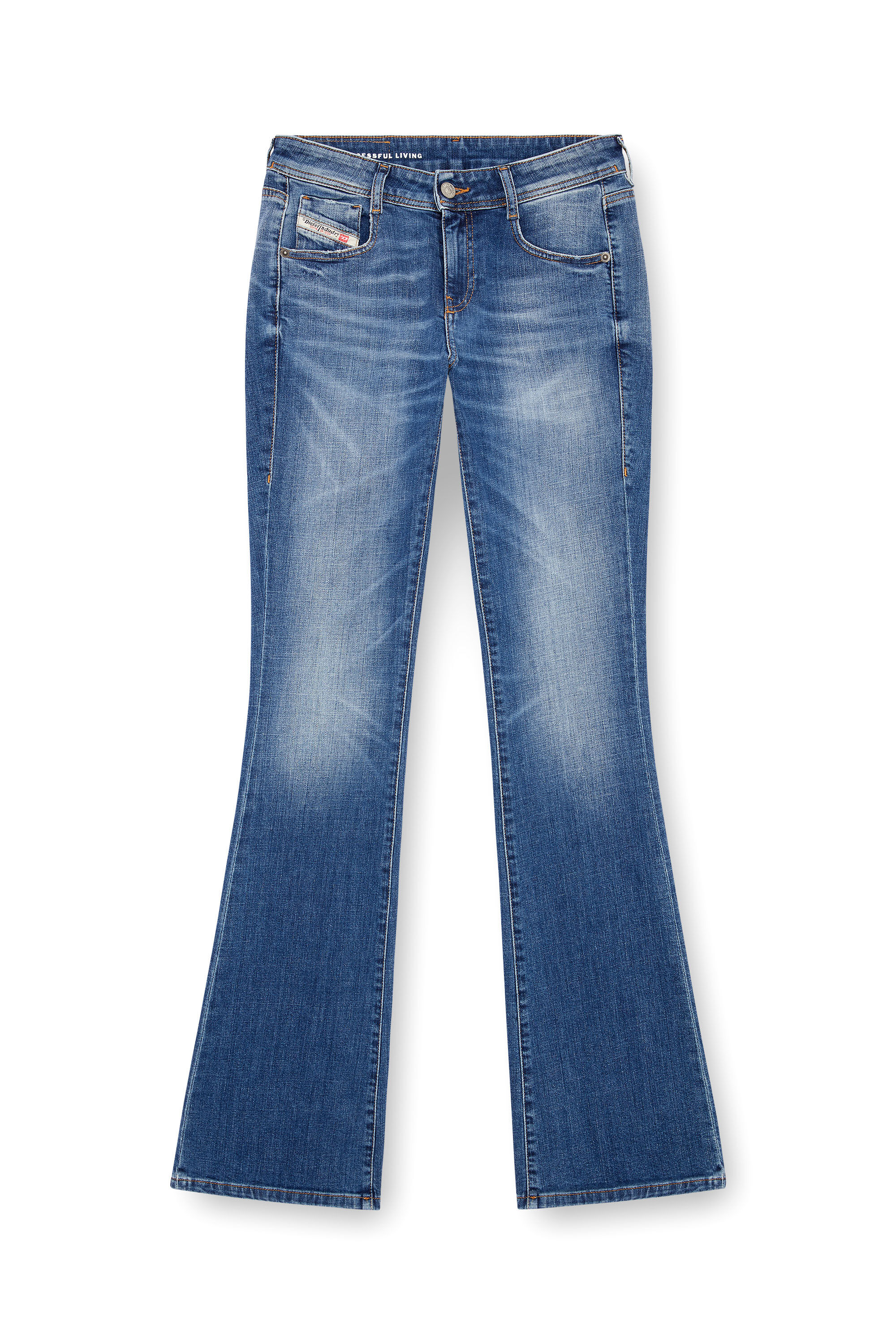 Diesel - Femme Bootcut and Flare Jeans 1969 D-Ebbey 09J33, Bleu moyen - Image 2