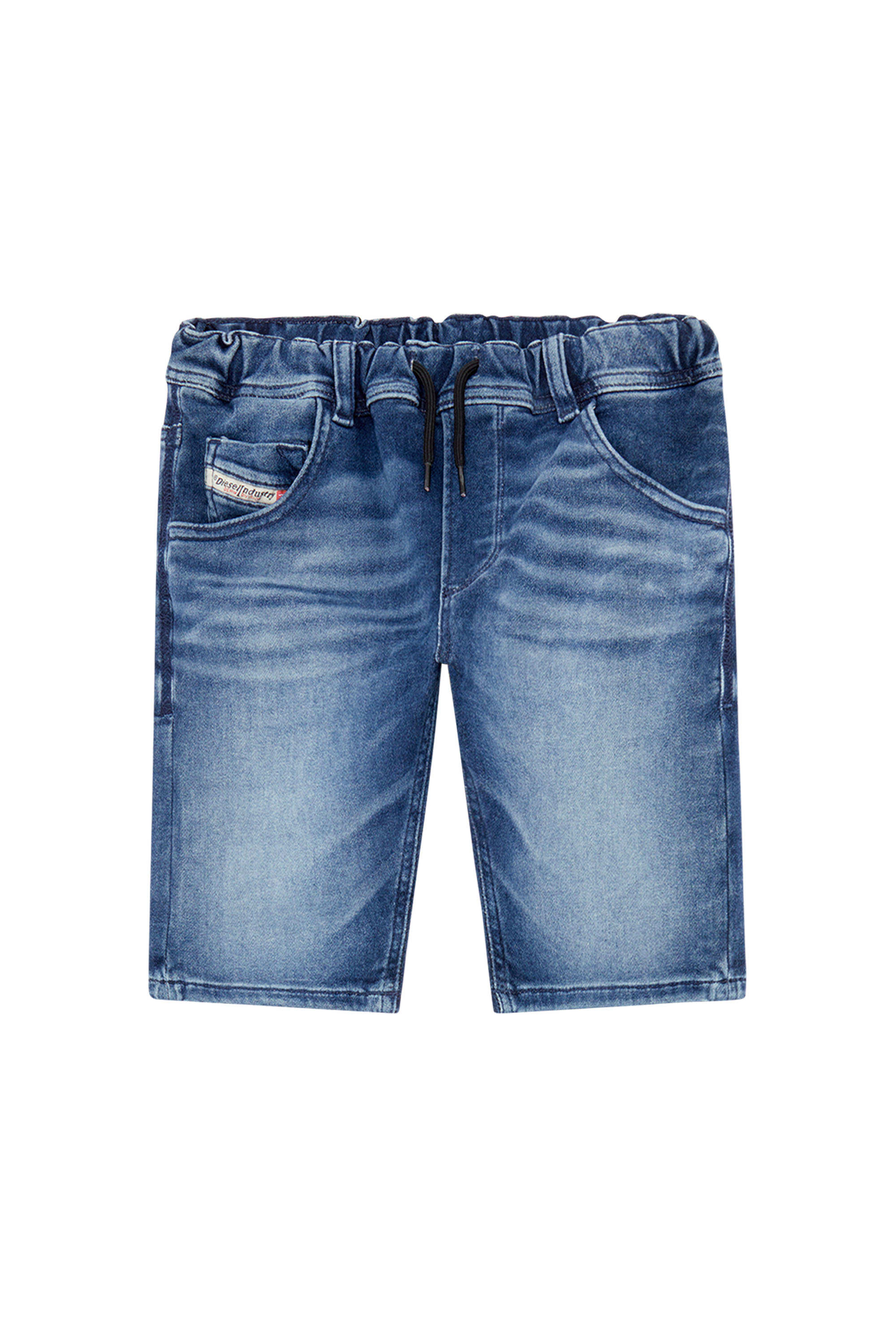 Diesel - KROOLEY-NE-J SH JJJ, Short Krooley en tissu JoggJeans Homme in Bleu - 1