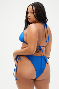 Sunrise Triangle Top and Divine Skimpy Bottom Deep Blue