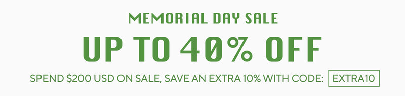 memorial day sale up to 40% off 