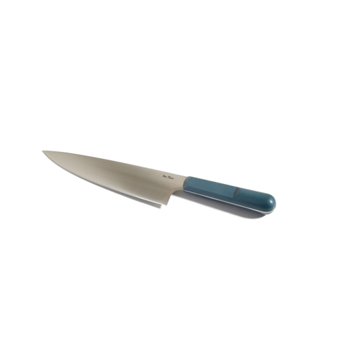 chefs knife - blue salt - view 1