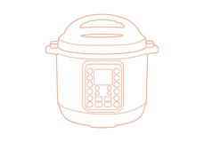 multicooker illustration