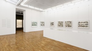 Installation view, Taryn Simon: Rear Views, a Star-Forming Nebula, and the Office of Foreign Propaganda, Jeu de Paume, Paris, February 24–May 17, 2015. Artwork © Taryn Simon. Photo: Romain Darnaud, courtesy Jeu de Paume