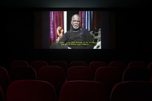 Installation view, Taryn Simon: Rear Views, a Star-Forming Nebula, and the Office of Foreign Propaganda, Jeu de Paume, Paris, February 24–May 17, 2015. Artwork © Taryn Simon. Photo: Romain Darnaud, courtesy Jeu de Paume