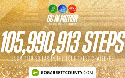 Featured Today on Go! Garrett County: 105 MILLION+ STEPS/ACTIVITY RECORDS! – Step/Activity Challenge Weekly Leaderboard – Week 93