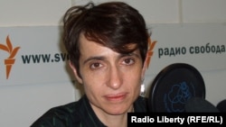 Masha Gessen at RFE/RL (file photo)