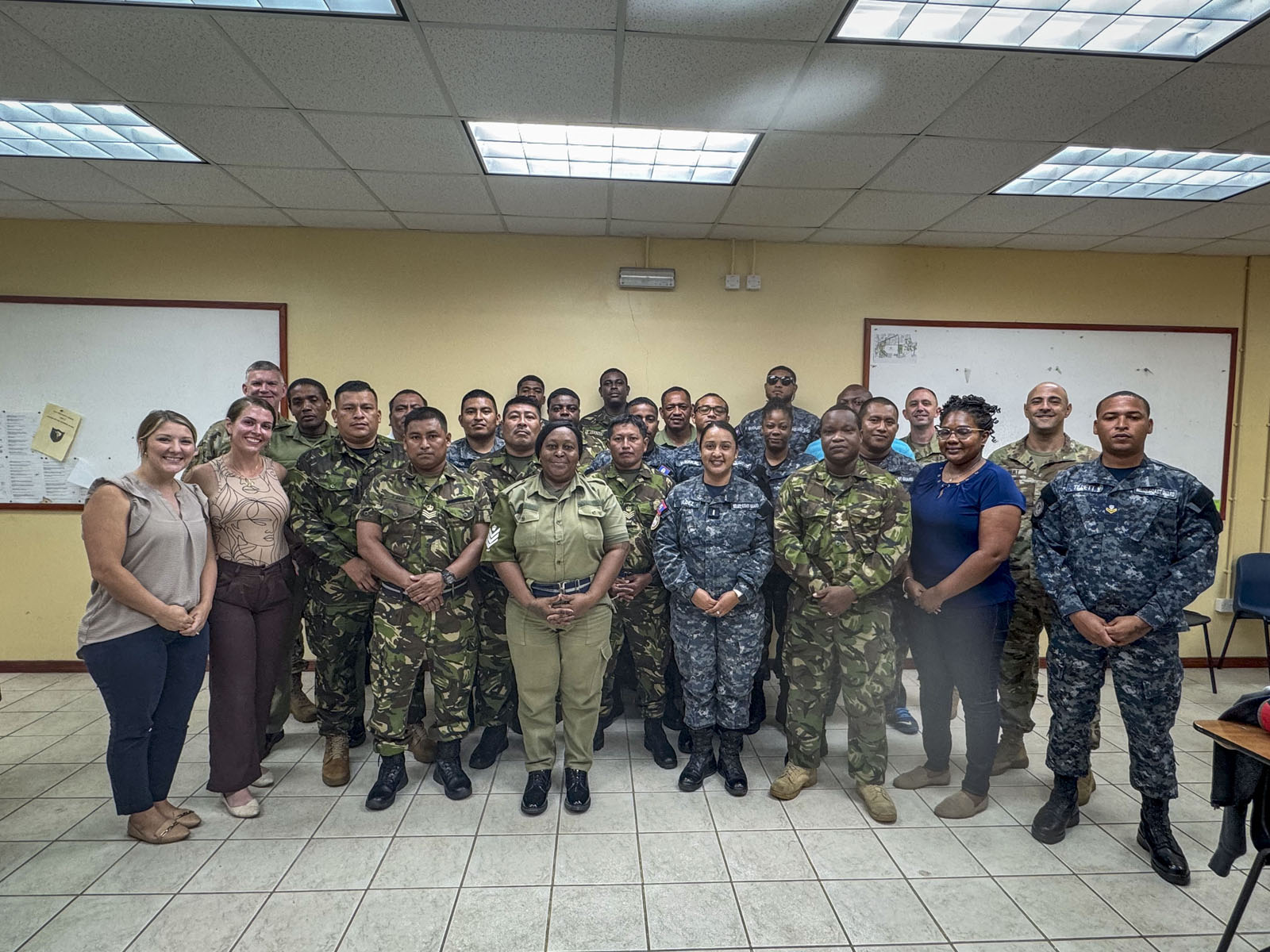 La. Guard’s Health Promotion Programs support Belize Defence Force Wellness Exchange