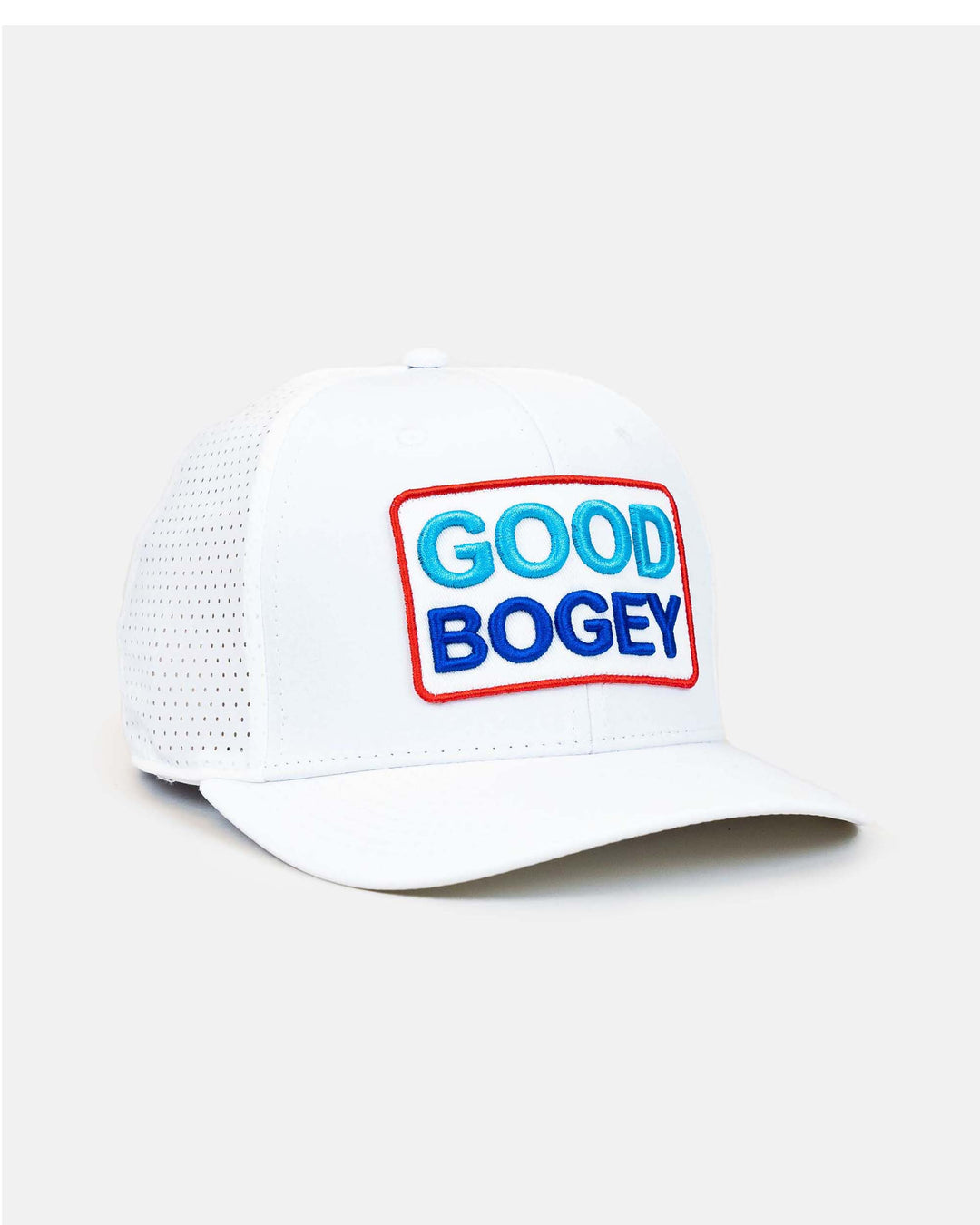 GG Good Bogey Hat Front White#color_white