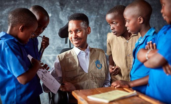 New Sustainable Development Goals Advocate, Edward Ndopu, Founder, Global Strategies on Inclusive Education, Republic of South Africa.