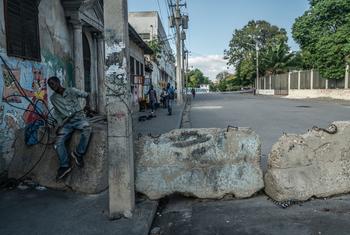 Barricades preventing the flow of traffic are regularly erected in Port-au-Prince