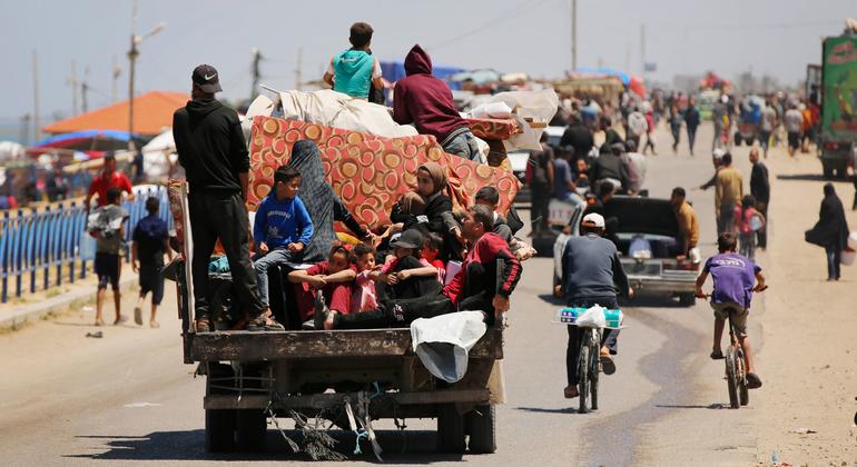 Many Gazans who fled to Rafah are now on the move again.