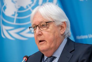 Martin Griffiths, Under-Secretary-General for Humanitarian Affairs and Emergency Relief Coordinator, holds his last press conference as Emergency Relief Coordinator at UN Headquarters.