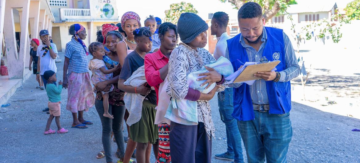 More than 160,000 people are currently displaced in Haiti's Port-au-Prince metropolitan area.