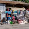 Displaced families are hosted in a school in the centre of Port-au-Prince, Haiti.