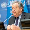 Secretary-General António Guterres briefs reporters after his meeting with Civil Society Organizations on his Climate Acceleration Agenda.