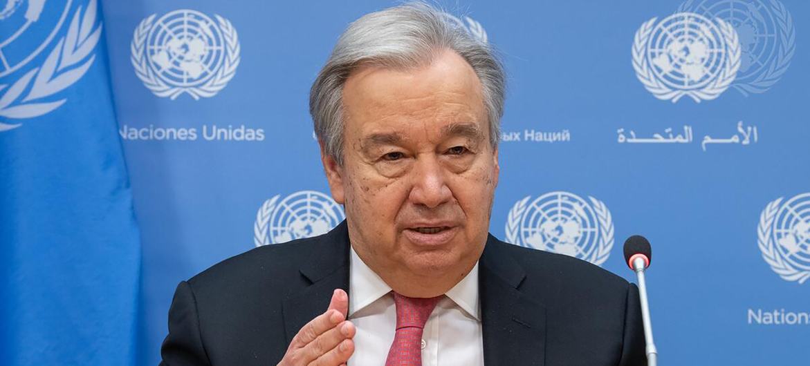 UN Secretary-General António Guterres. (file photo)