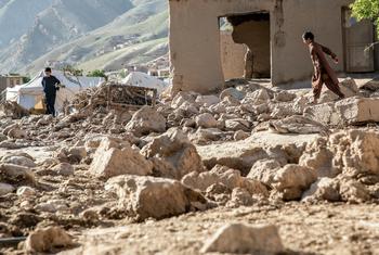 Aftermath of the May 2024 floods in Baghlan province, Afghanistan.