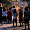 People holding a vigil in Yangon, Myanmar (file photo).