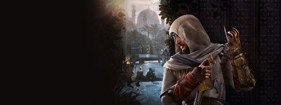 Assassin's Creed Mirage - Captură de ecran care arată un Asasin ascuns în spatele unui zid