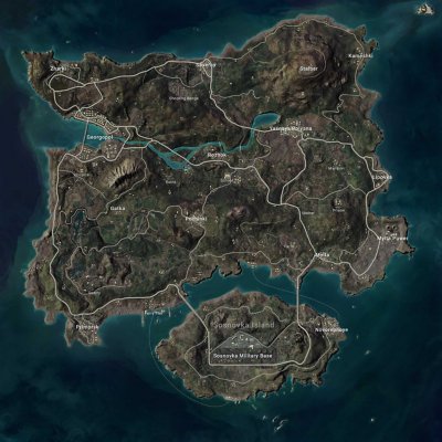 《PUBG: Battlegrounds》地圖 - Erangel