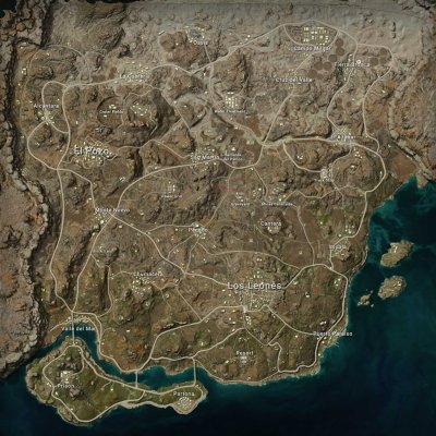 PUBG: Battlegrounds - Mappa - Miramar