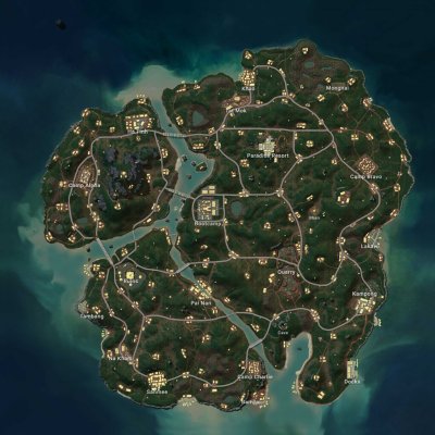 แผนที่ PUBG: Battlegrounds - Sanhok