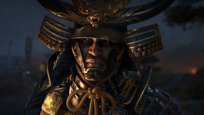 Captură de ecran din Assassin's Creed – prim-plan yasuke