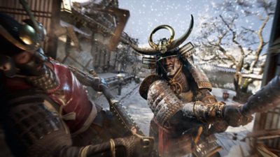 Captură de ecran din Assassin's Creed – distrugere yasuke