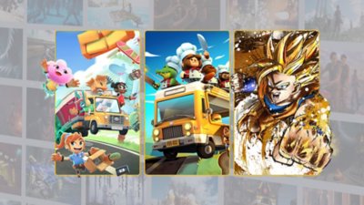 Original key art for PS Plus Couch Multiplayer games collection