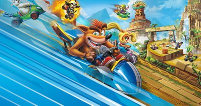 Illustration principale de Crash Team Racing Nitro-Fueled