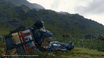 لقطة شاشة من death stranding