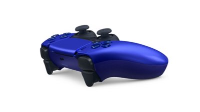 Cobalt Blue DualSense wireless controller top view