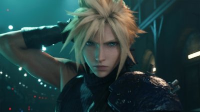 Final Fantasy VII Remake key artwork featuring Cloud