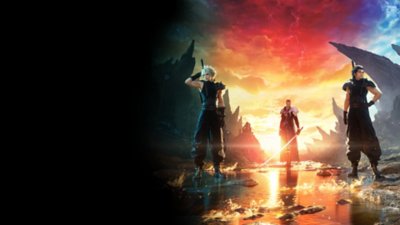 Final Fantasy VII Rebirth-skærmbillede, er viser Aerith, Cloud og Tifa beundre et planetarium.