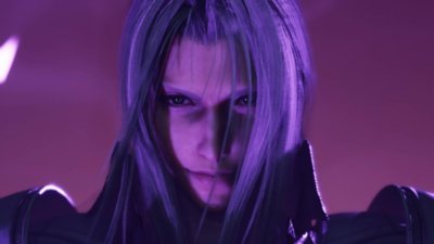 لقطة شاشة للعبة Final Fantasy VII Rebirth تظهر شخصية Sephiroth.