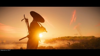 puesta de sol de ghost of tsushima