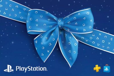 PlayStation gift cards gift bow faceplate