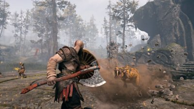 The PlayStation Guide to God of War - Blocking Screenshot